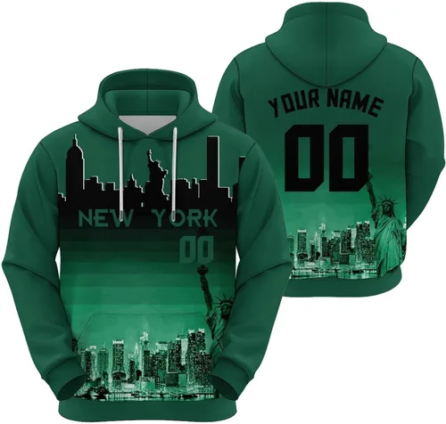 Miniatura 20 de Custom Football Hoodies City Night Skyline Personalized Sweatshirt Name Number Fan Gift Pullover for Men Women Youth