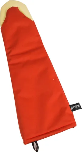Miniatura 11 de San Jamar CTP15 Cool Touch - Manopla para horno con protección contra el calor de hasta 500 ° F, 15 pulgadas de longitud, color rojo