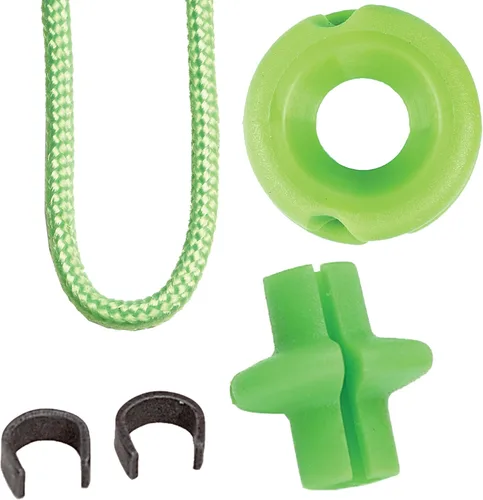 Miniatura 17 de Pine Ridge Silenciador de cuerda de arco Nitro Whiskers para arcos compuestos, recurvos y largos, reduce el ruido y la vibración Púrpura