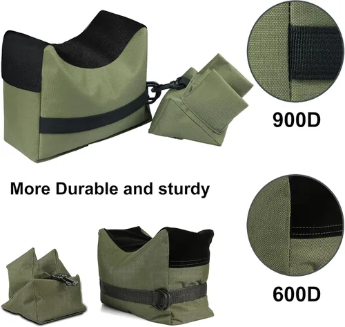 Miniatura 3 de Twod 900D Oxford - Bolsas de descanso para tiro al aire libre, soporte delantero y trasero, soporte para bolsa de arena con poliéster de 900 denier