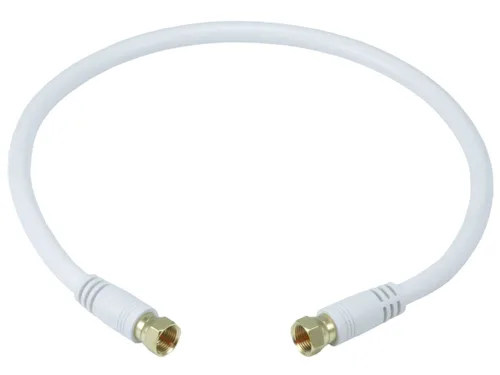 Miniatura 6 de Monoprice RG6 Quad Shield CL2 - Cable coaxial con conector tipo F para televisión, 1.5 pies Negro