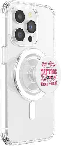 Miniatura 3 de Estilista con tatuajes estilista PopSockets MagSafe PopGrip para iPhone
