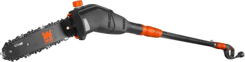 Miniatura 2 de WEN 4019 Sierra de poste telescópica eléctrica de 8 pulgadas de 6 amperios, eléctrica con cable - Negro y naranja