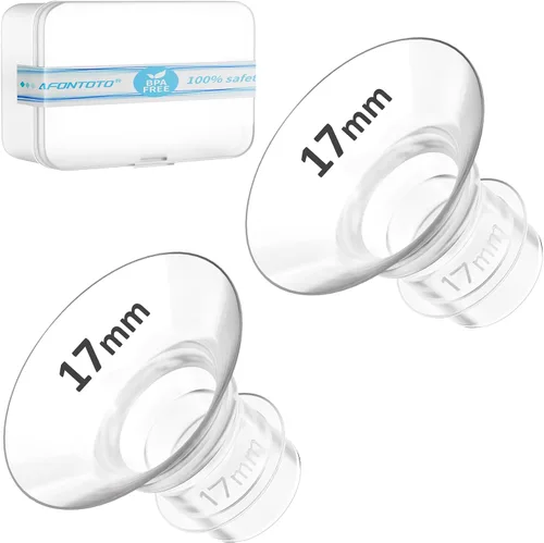 Inserto de brida de 17 mm, Compatible con piezas de repuesto para sacaleches portátiles S9/S12/S9Pro/S12Pro, Protector/inserto de brida de bomba