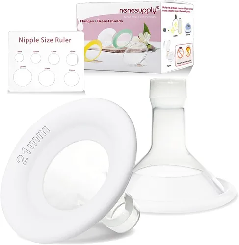 Miniatura 29 de Nenesupply Brida suave de 19mm compatible con piezas de extractor de leche Medela, repuesto de brida de 19mm para accesorios Medela compatibles