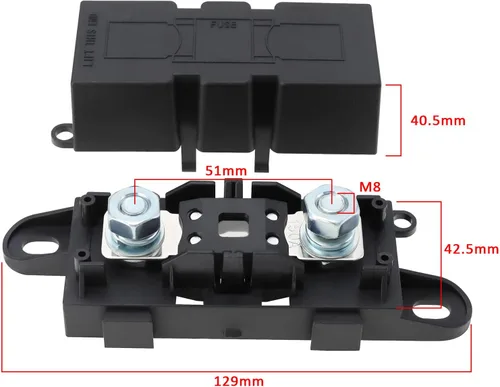 Miniatura 4 de SING F LTD 1 juego MEGA portafusibles de coche con fusible de 150 A, plástico ABS, alta corriente, para coches, camiones, vehículos de construcción