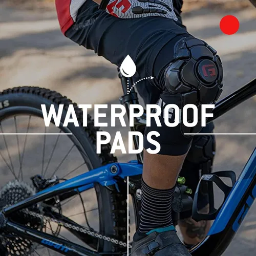 Miniatura 4 de G-Form Pro-X3 - Rodilleras para bicicleta de montaña, rodilleras de ciclismo para atletas, manga de compresión de rodilla para ciclismo de montaña