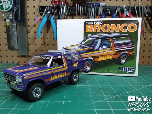 Miniatura 2 de MPC 1980 Ford Bronco 1:25 Kit de modelo a escala 1:25