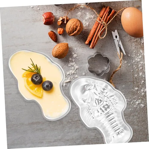 Miniatura 9 de Pastel de arroz de gelatina de metal para cocina Pudín Mousse Suministros para hornear alimentos seguros para el calor