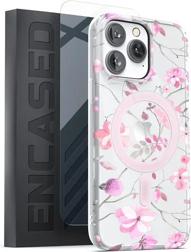 Miniatura 8 de ENCASED Funda magnética diseñada para iPhone 14 PRO con protector de pantalla para mujer, compatible con accesorios MagSafe para teléfono
