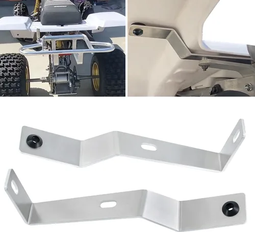 Miniatura 2 de Kit de abrazaderas de soporte de refuerzo del guardabarros trasero compatible con Yamaha Banshee 350 YFZ350 1987-2006