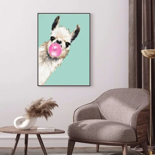 Miniatura 2 de Peeua Kits de pintura de diamantes 5D para adultos y niños, arte de diamantes de alpaca, arte de bricolaje, bordado de punto de cruz, manualidades