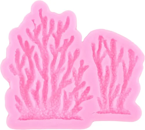 Miniatura 3 de Mujiang Molde de silicona de algas corales, moldes de fondant de coral para decoración de pasteles de azúcar, decoración de cupcakes, pasta de goma