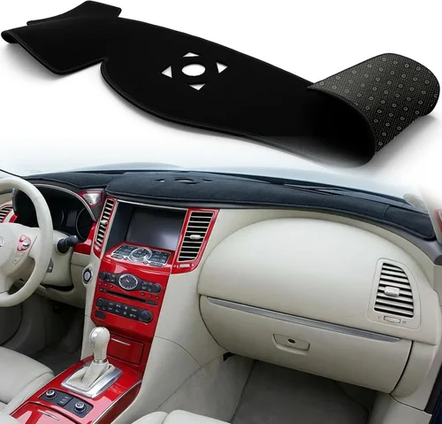 Miniatura 11 de Cubierta para salpicadero a medida para Hyundai Sonata 2011-2014, cubierta de tablero, tapete de salpicadero, protector de alfombrilla de acolchado