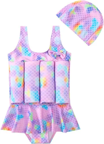 Miniatura 25 de Traje de baño de una pieza para bebés y niños con protección solar UPF 50+ para playa, piscina y juegos de verano para niños y niñas Dinosaurio azul
