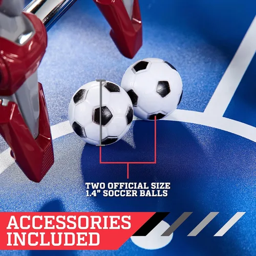 Miniatura 7 de Hall of Games - Mesas de futbolín de múltiples estilos, fútbol con diseños duraderos y elegantes con pelotas de fútbol deportivas de mesa, perfectas
