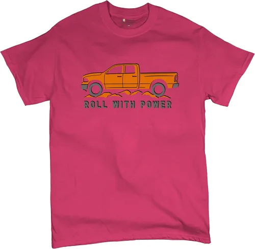 Miniatura 179 de Tee Hunt Camisetas gráficas y camisetas sin mangas para hombre Roll with Power Pickup Truck