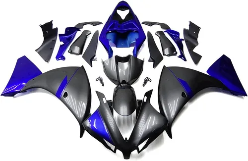 Miniatura 22 de FLPRO - Carenados completos de inyección de color negro brillante para Yamaha 2002 2003 YZF-R1 02 03 YZF1000 R1 de plástico ABS Carrocerías Kit
