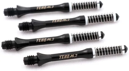 Miniatura 7 de CUESOUL TERO AK7 Slim Dart Shafts S/M/L - Muelle telescópico integrado para dardos de punta de acero y dardos de punta suave, juego de 3 piezas