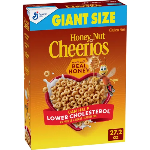 Miniatura 14 de Cereales para desayuno con avena Cheerios Honey Nut, sin gluten, 18.8 onzas