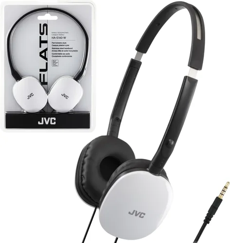 Miniatura 9 de JVC Auriculares planos con cable – Diseño plegable plano – Controlador de 1.181 in para un sonido potente – Almohadillas suaves para mayor comodidad