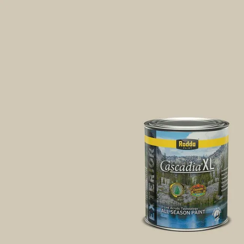 Miniatura 176 de Rodda Paint CASCADIA XL Pintura e imprimación satinada exterior en uno, cuarto de galón, Cantera