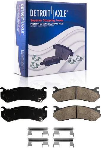 Miniatura 122 de Detroit Axle - Pastillas de Freno Delantero para Nissan Altima Maxima Sentra 350Z Cube Juke Versa INFINITI G20 G35 I30 I35 Suzuki SX4, Pastillas