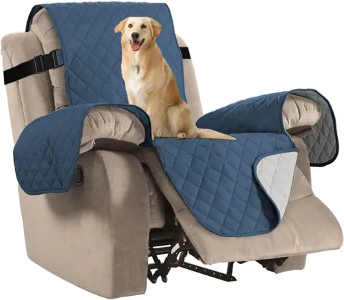 Miniatura 20 de H.VERSAILTEX Fundas Acolchadas Reversibles para Sillones Reclinables, Funda para Silla Reclinable Resistente al Agua, Protector de Muebles Lavable