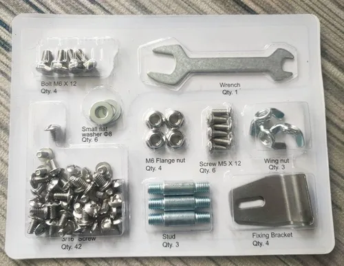 Miniatura 3 de Juego de pernos maestros de calentador de propano pirámide para exteriores, juego de accesorios de repuesto para calentador de patio de tubo