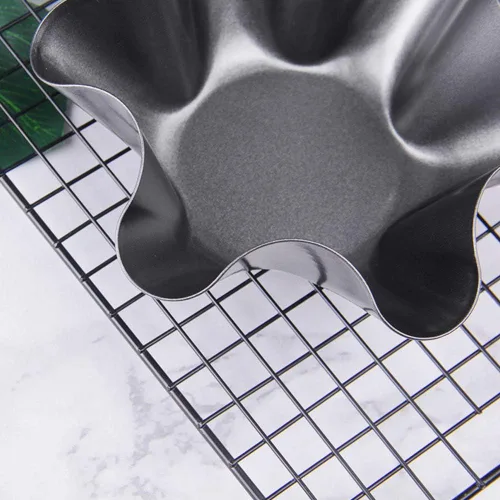 Miniatura 6 de Juego de moldes para tortillas, paquete de 6 moldes de acero al carbono antiadherentes para ensalada de tacos para tortillas, moldes para hornear