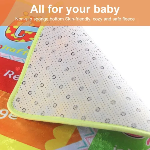 Miniatura 6 de Baby Play Mat for Floor, Non-Slip Playmat for Toddlers & Infants, Extra Thick Large Padded Educational ABC Kids Rug for Crawling & Playing Super