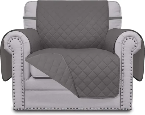 Miniatura 145 de Easy-Going - Funda para sofá, futón y sillón sin reposabrazos, reversible, resistente al agua, para mascotas y niños (azul oscuro/azul claro)