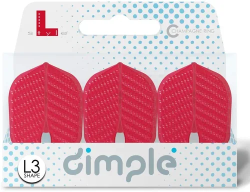 Miniatura 6 de L-style L3 Shape (Small Standard) Dart Flights - PRO Dimple