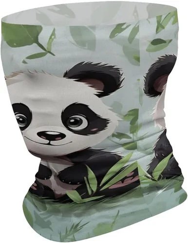 Miniatura 2 de Panda Neck Gaiter for Men Women Upf 50+ Sun Protection Balaclava Face Mask Cover Moisture Wicking & Quick Dry Neckerchief Seamless Ski Mask Sports