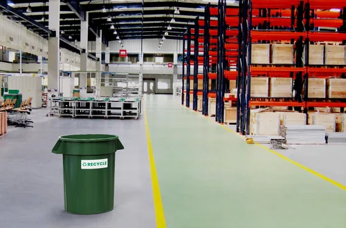 Miniatura 4 de Adhesivo de reciclaje para contenedores de basura, resistente, solo reciclaje, apto para 3 a 5 años para interiores y exteriores, resistente