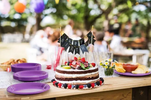 Miniatura 5 de Exquisitos platos de plástico morado Party Solids para fiesta, platos desechables morados de 7 pulgadas, suministros resistentes, 100 piezas