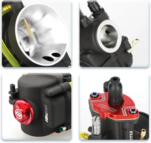 Miniatura 4 de Carburador NIBBI PWK de 24 mm para motocicleta, carburador de potencia de 125 cc-150 cc con chorros de carburador, compatible con motor GY6 Dirt