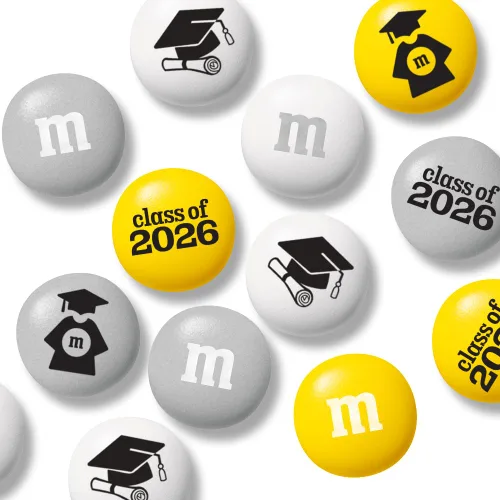 Miniatura 2 de M&M'S - Juego de recuerdos de fiesta de chocolate de graduación, 30 paquetes de 0.75 onzas, dulces M&M'S® de la clase 2026 con sombrero