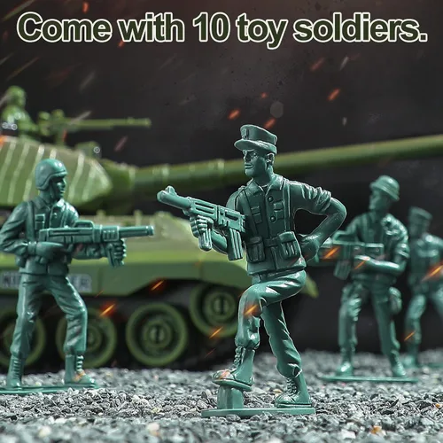 Miniatura 5 de Tanque RC, Tanque del Ejército Alemán King Tiger de la Segunda Guerra Mundial con Control Remoto, Juguetes de Tanques 1:28, Vehículos Militares RC