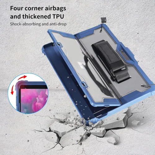 Miniatura 5 de AOAO Funda para Microsoft Surface Go 4/Surface Go 3/Surface Go 2/Surface Go con correa para el hombro, correa de mano, soporte para lápiz stylus