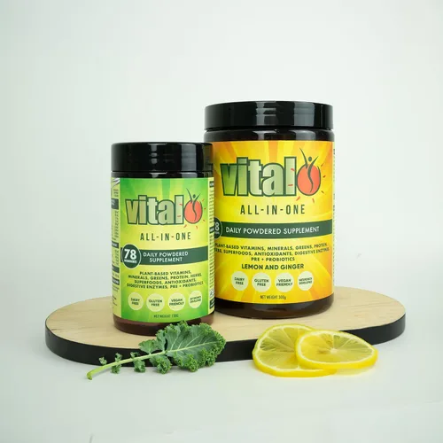 Miniatura 7 de Vital Suplemento de salud diario todo en uno, paquetes de 0.35 onzas, paquete de 30 Natural Greens Superfood Powder for Energy & Health, Super