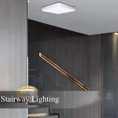 Miniatura 7 de Ouyulong Lámpara de techo LED de 36 W, 3240 lúmenes, 4000 K, 9 pulgadas, cuadrada, LED, montaje empotrado, accesorio de iluminación de techo