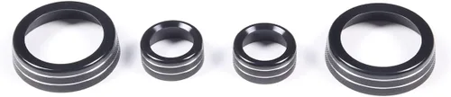 Miniatura 8 de Cubierta de botón de ajuste de volumen de aire acondicionado de aleación de aluminio compatible con Chevrolet Corvette C7 2014 2015 2016 2017 2018