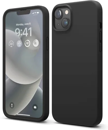 elago Funda compatible con iPhone 14 Plus, de silicona líquida, funda protectora de cuerpo completo, a prueba de golpes, diseño delgado, forro de