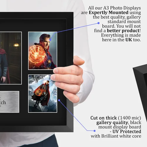 Miniatura 4 de HWC Trading Benedict Cumberbatch Doctor Strange - Imagen impresa de 16 x 12 pulgadas (A3) para regalos impresos con autógrafo para fanáticos