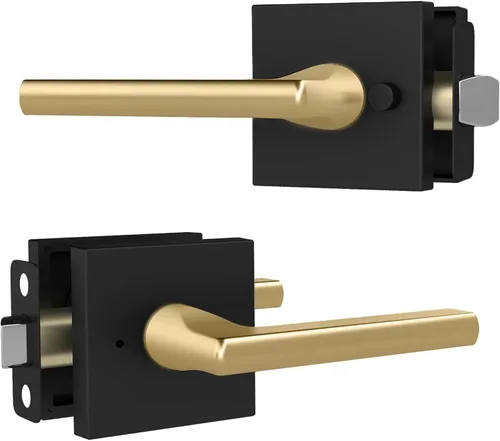 Miniatura 13 de Mega Handles - Cerrajo de entrada Prime I Cerradura de cerrojo de entrada - Cerrajo de bloqueo cuadrado de alta resistencia para puertas zurdas