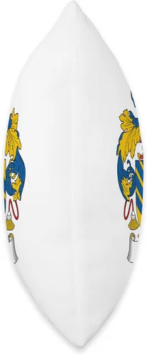 Miniatura 2 de Family Crest and Coat of Arms clothes and gifts Lira - Almohada con escudo familiar, 16 x 16 pulgadas, multicolor