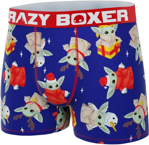 Miniatura 4 de CRAZYBOXER Ropa interior para hombre The Mandalorian Transpirable Antideslizante Cintura Premium Boxer Brief (embalaje creativo)