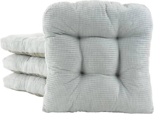 Miniatura 6 de Arlee Almohadillas antideslizantes para sillas, 2 unidades (paquete de 1), color rojo burdeos
