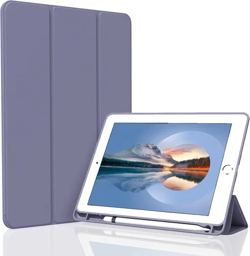 Miniatura 10 de Funda para iPad Air 3 / Pro de 10.5 pulgadas, ligera, delgada y suave TPU con soporte de triple pliegue, función de reposo/encendido automático